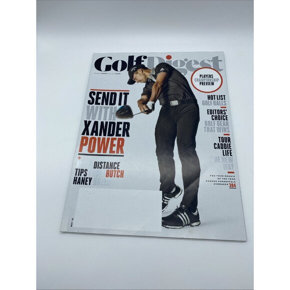Golf Digest Magazine 2018 Lot Of 9 Tiger, Fleetwood, Xander Breed Spieth Hideki - Picture 16 of 16